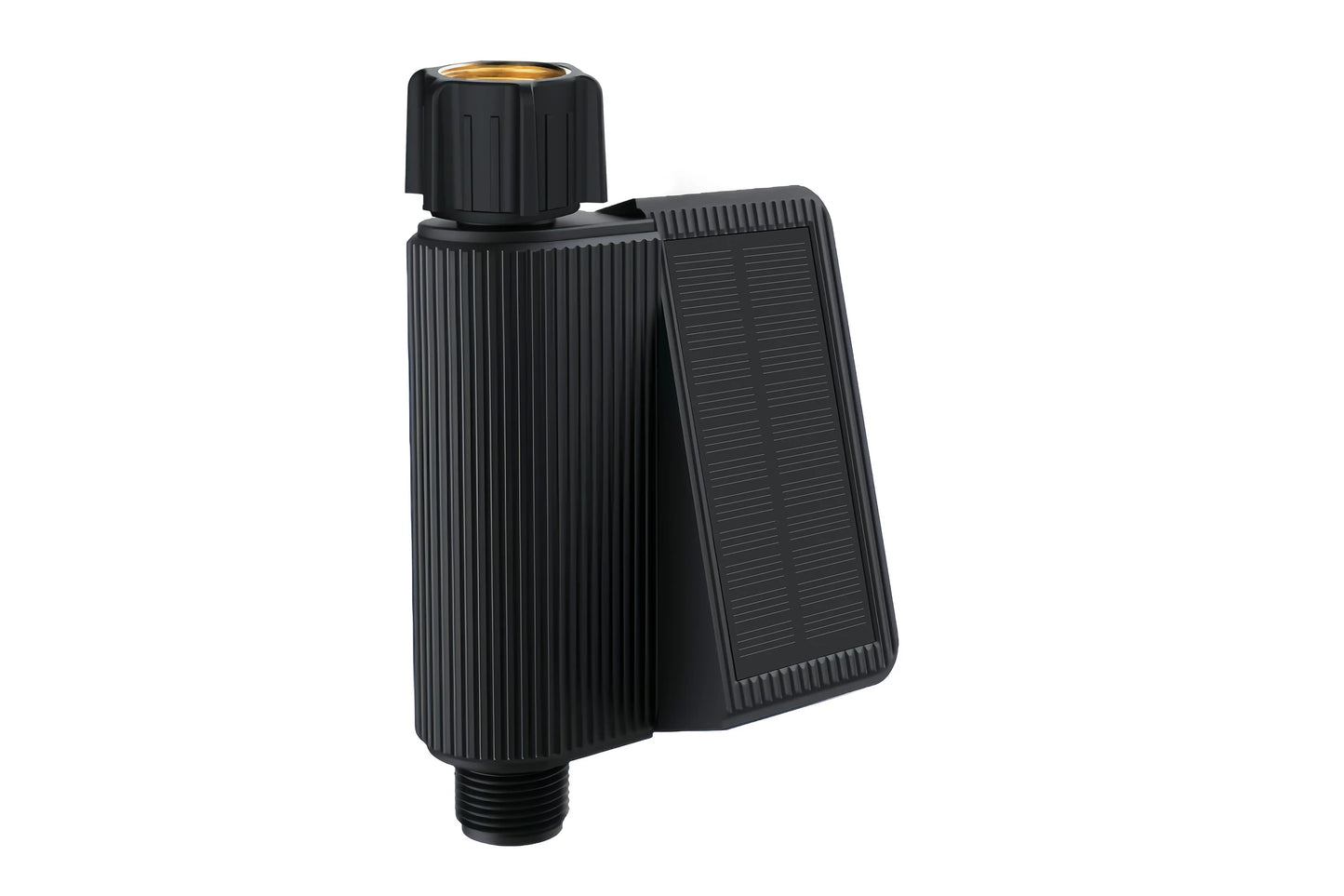 GIRIER Tuya Smart Water Timer Solar Powered Wifi Hose Faucet Timer with Brass Inlet Programmable Sprinkler Timer No Hub Required