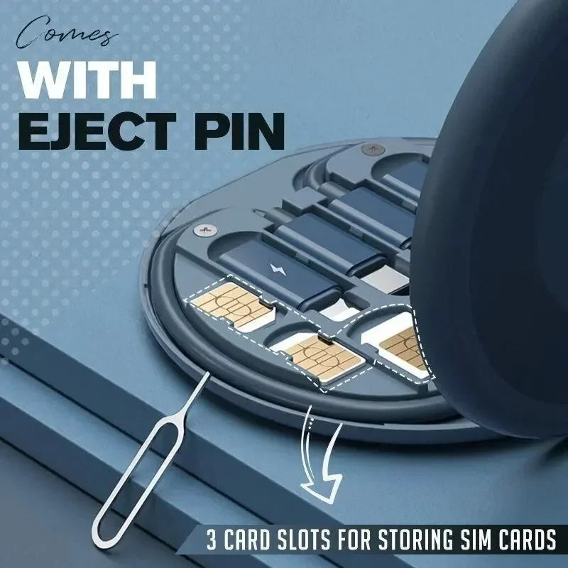 مجموعة كابلات محول شحن متعددة المنافذ USB من النوع C إلى النوع C بقدرة 60 واط، مجموعة تحويل من USB C إلى Lightning، من USB A والنوع C إلى Micro/النوع C/Lightning