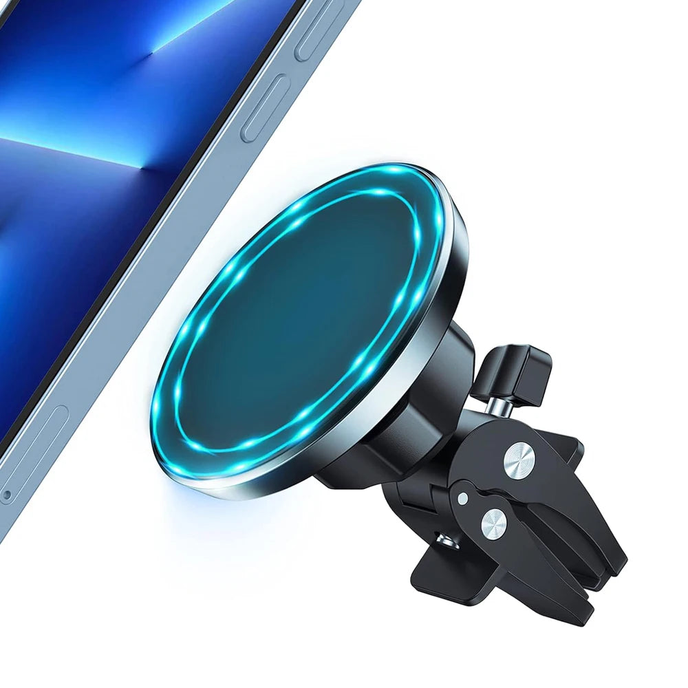 Magnetic Phone Holder for iPhone 16 15 14 13 12 Universal Adjustable Car Air Vent Mount with Strongest Magnet Cell Phone Bracket