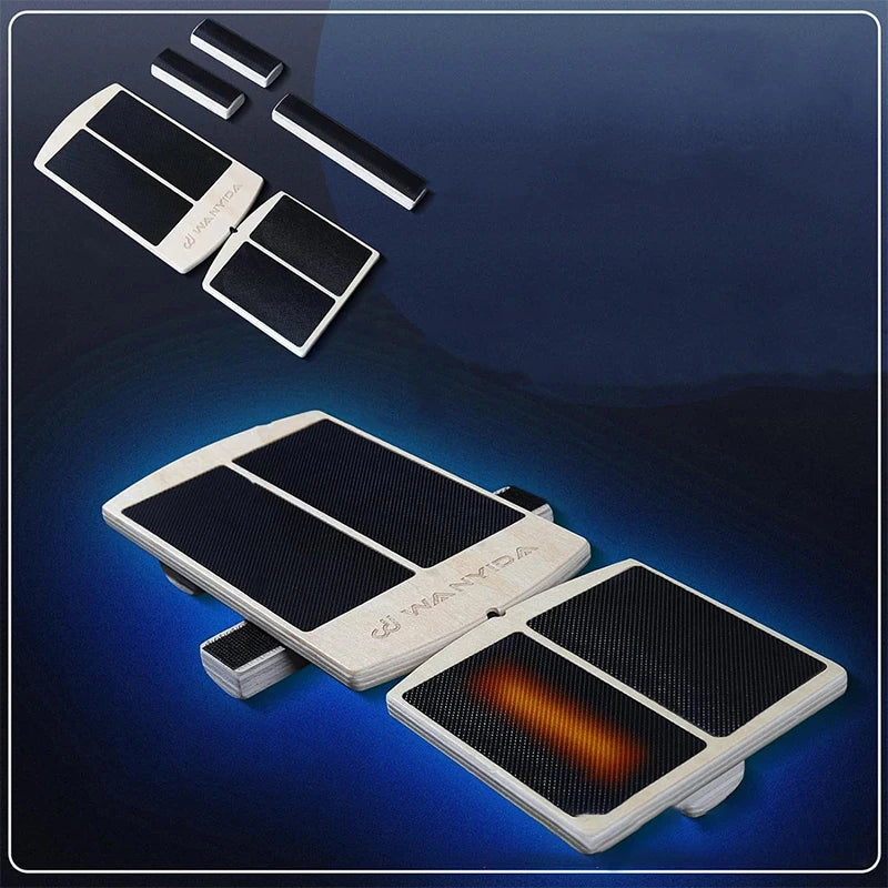 Wooden Balance Board Incline Ankle Stretcher For Ballet Single Leg Proprioception Training Anti-Slip Home Gym