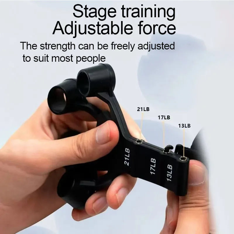 Adjustable non-slip finger trainer, 5-finger opening design portable grip strengthener, dedicated for basketball training