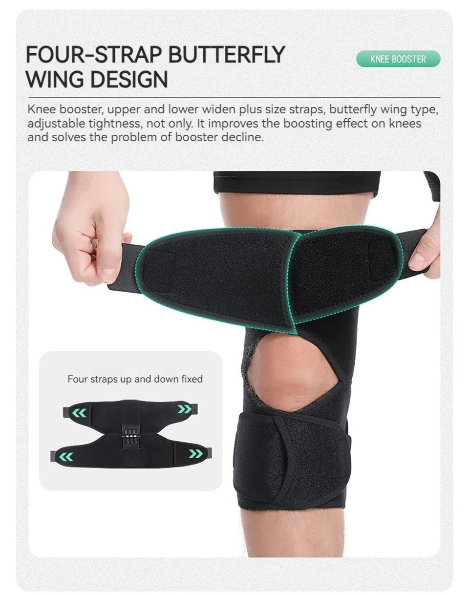 1Pcs Knee Support Medical Power Lift Knee Weakly Brace Joint Support Spring Stabilizer Gym sports Heath Care Leg Stretcher