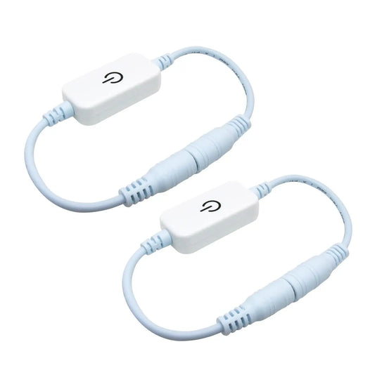 LED Strip Switch Touch Sensor Controller 30cm DC Female Male LED Switch Connector 5.5*2.1MM For 12V 24V 5050 3528 LED Tape light