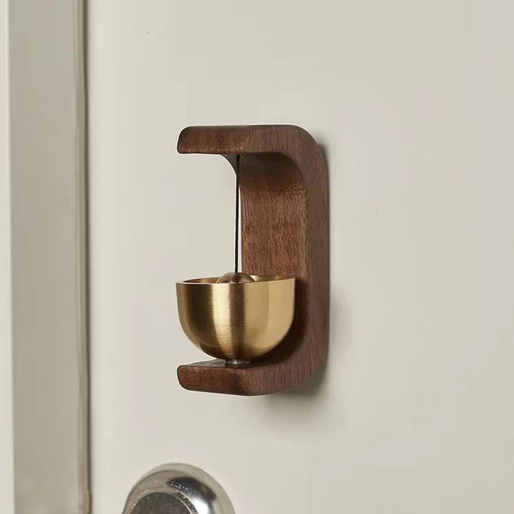 Door Bell Wooden Wind Chimes Wireless Doorbell Entrance Door Bell Decorative Wind Bell for Home Opening Home Decoration