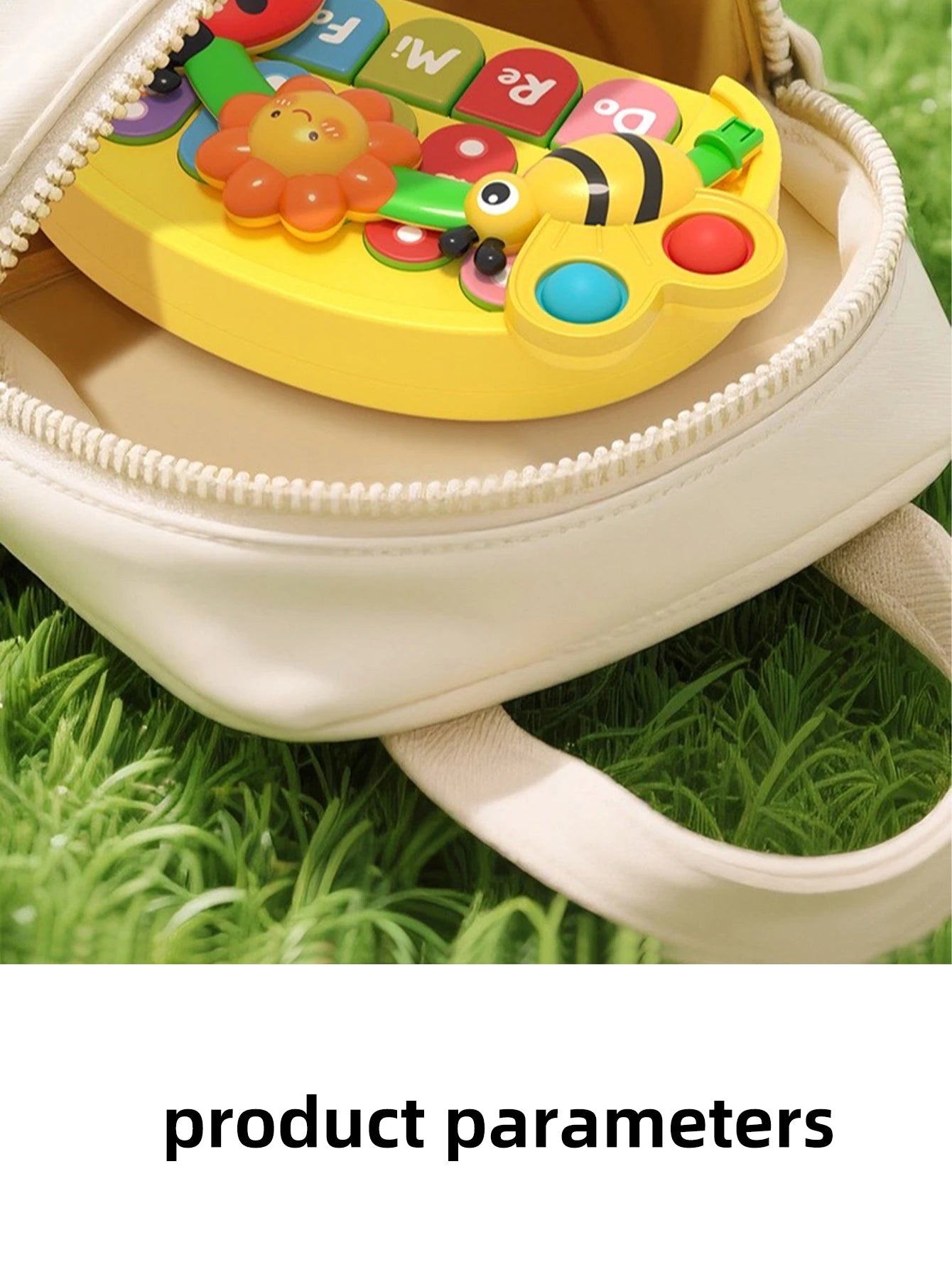 Baby Colorful Insect Musical Instrument - Baby Early Education Smart Electronic Piano Toy for Boys and Girls