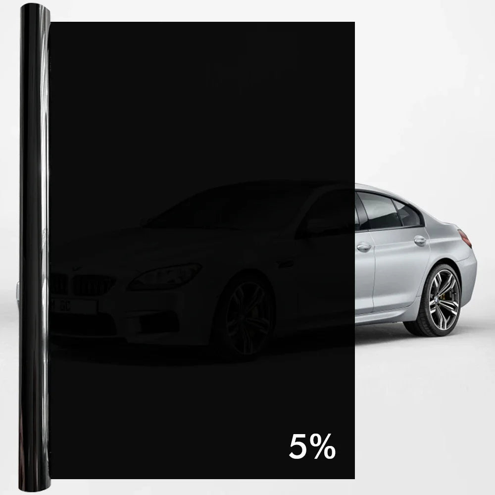 50cmx3/6m Car Window Privacy Tint Film Auto Vinyl Anti Look Dark Glass Foils Sticker Summer Solar UV Films Protector Accessories