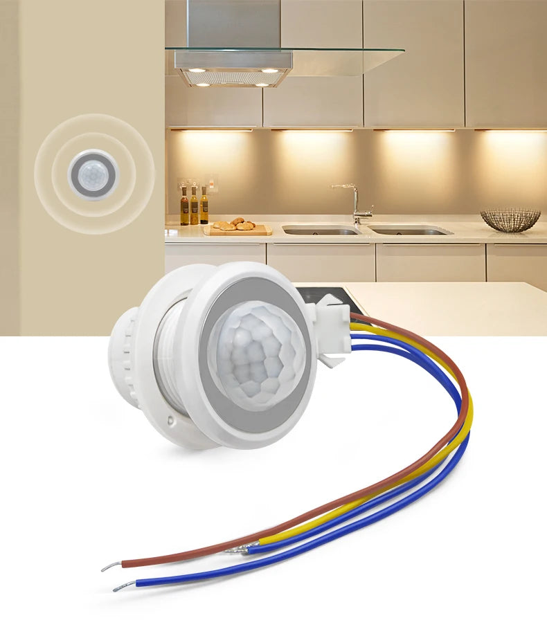Body Sensor Detector Smart Light Switch LED Auto On Off 110V 220V PIR Infrared Motion Sensor Switch for Home Lighting Induction