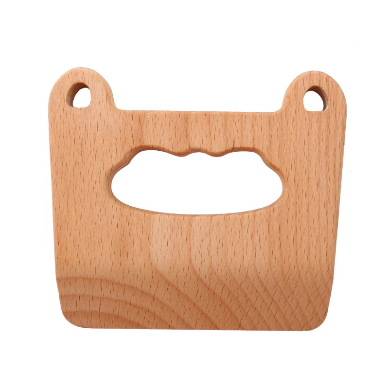 Wooden Montessori Knife Kids Cooking Toys Educational Safe Knives Cut Fruit Basic Toys & Life Skills Kitchen Tools For Toddlers