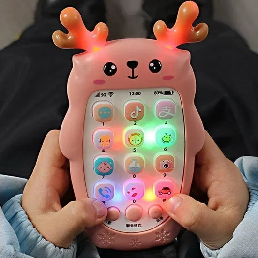 Baby Phone Toys Bilingual Telephone#Teether Music*Voice Toy_Early Educational Learning.Machine&Electronic*Children Gift Baby Toy