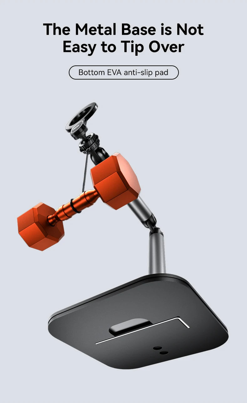 TELESIN Universal Magnetic Mobile Phone Quick Release Photography Stand Holder Aluminium alloy Phone Stand For Smart phone