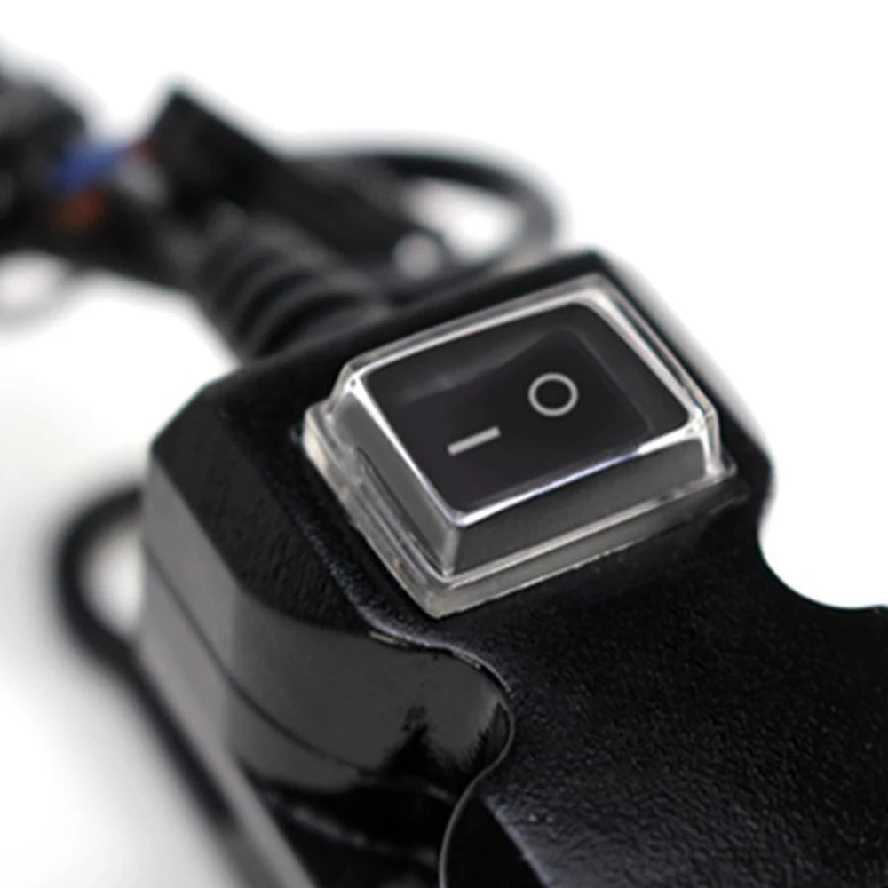 Updated Motorcycle Dual USB Charger with ON/OFF Switch Waterproof Motorbike Handlebar Phone Charger Fast Charging Socket