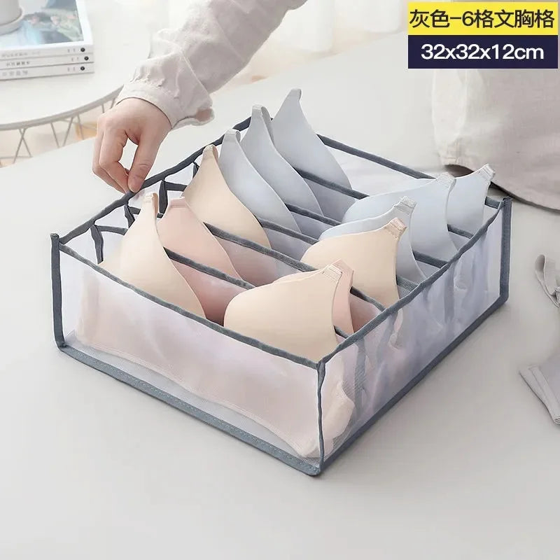 Closet Organizer Underwear Organizer for Wardrobe Clothes Cabinets Drawer Organizers Bra Socks Storage Organizer Box