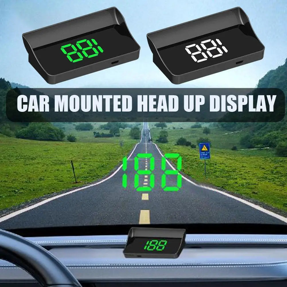 Car Head Up HD Display GPS Speedometer Speed KMH Digital HUD Windshield Projector For All Cars Auto Electronics Accessories ﻿