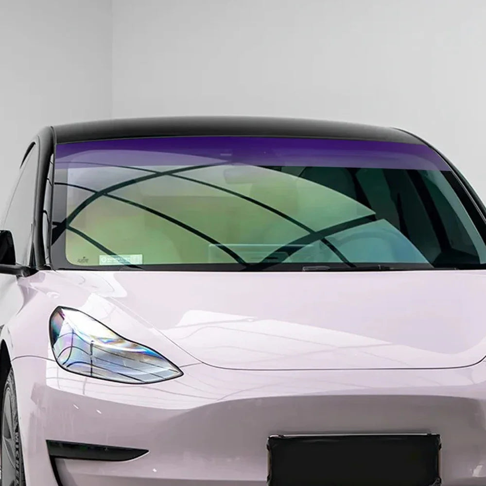 Car Windshield Solar Film 20X150cm Window Tint Vinyl Wrap Sunshade Protector Dyeing Film for Car Heat Insulation Sun Protection