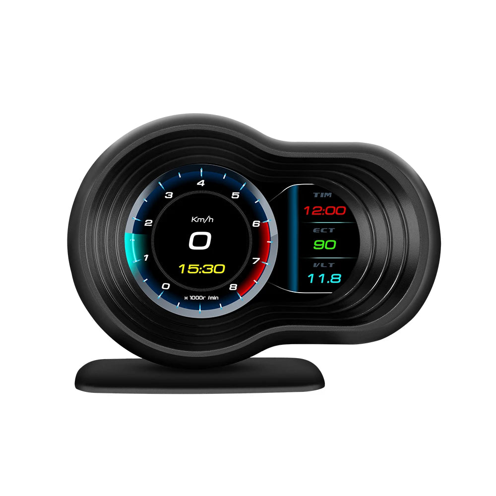 OBD2 Car HUD F9 OBD Head Up Display Auto Smart Car On-board Computer Gauge Digital Speedometer Temperature Engine RPM Alarm