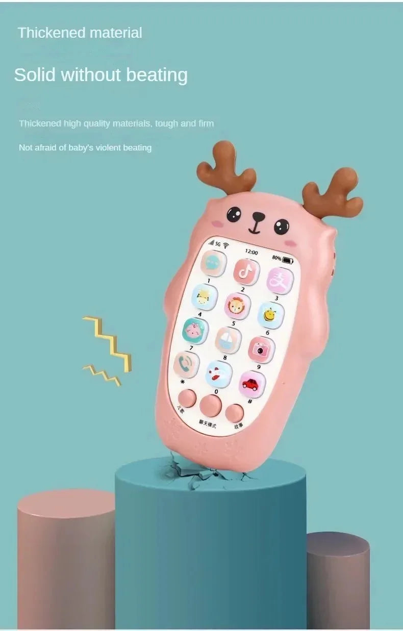Baby Phone Toys Bilingual Telephone#Teether Music*Voice Toy_Early Educational Learning.Machine&Electronic*Children Gift Baby Toy