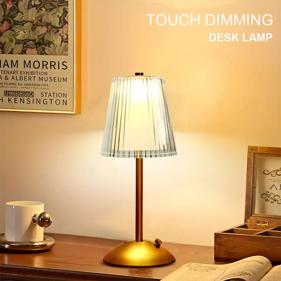 LED Table Lamp Touch Sensor Rechargeable Night Light Nordic interior Dimming Stand LED Bedside Lamp Restaurant Hotel Bar Bedroom