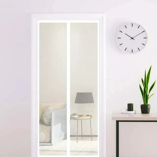 Anti Mosquito Magnetic Door Screen Invisible Mesh Curtain No Punching Auto Closing Insect Fly Bug Protector for Bedroom Entry
