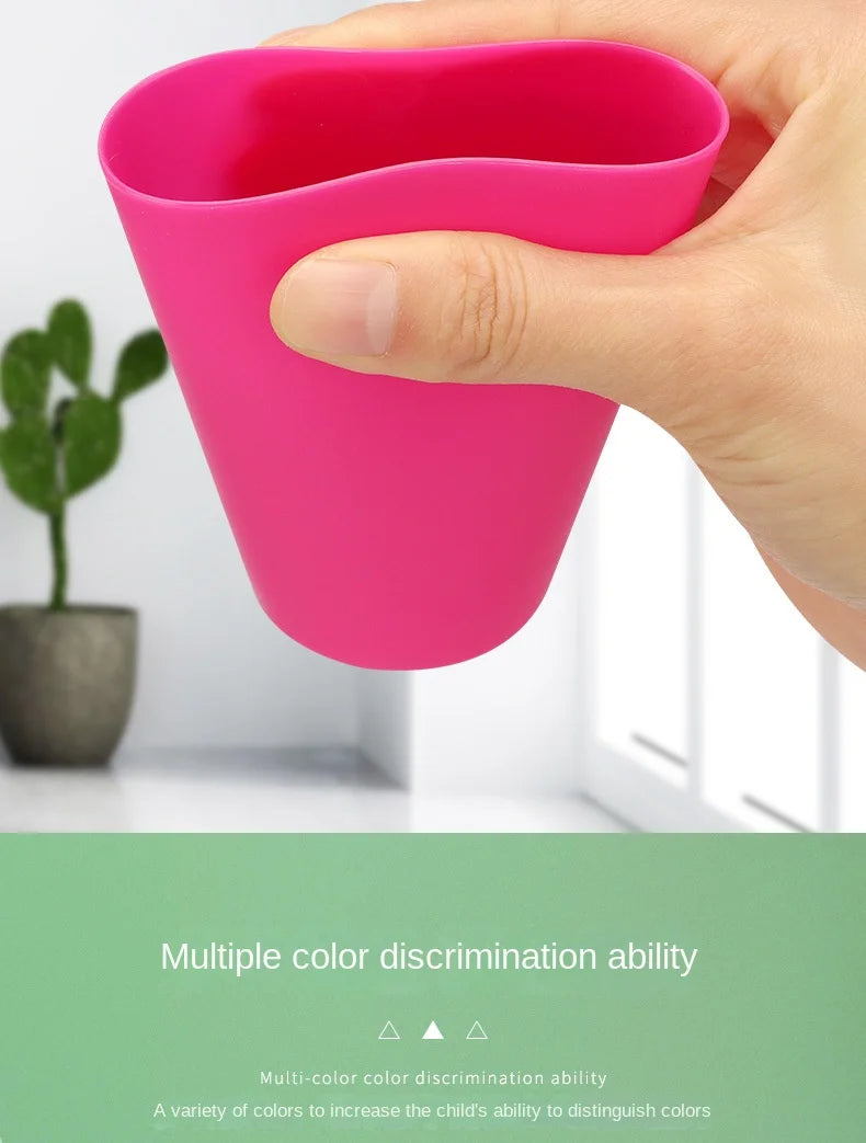 Kids Speed Training Toys Stack Cup Battle Table Game Indoor Family Party Game Toys Color Cognition Logic Training Classic Game