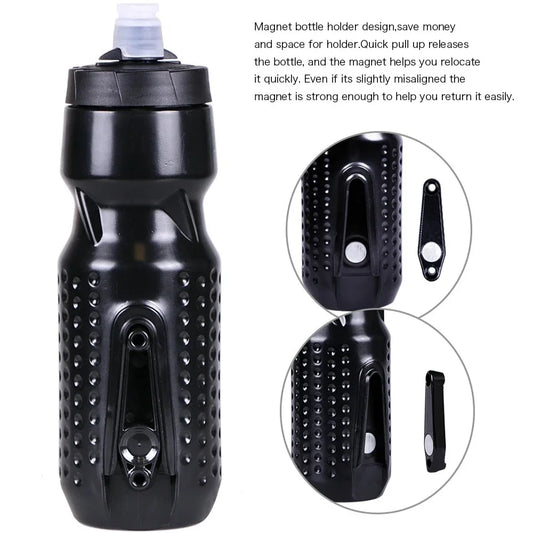 Innovation Costelo Magnetic bottle mount cage Bike Bicycle Water Bottles out sports Water Bottle,710ml  Pressing
