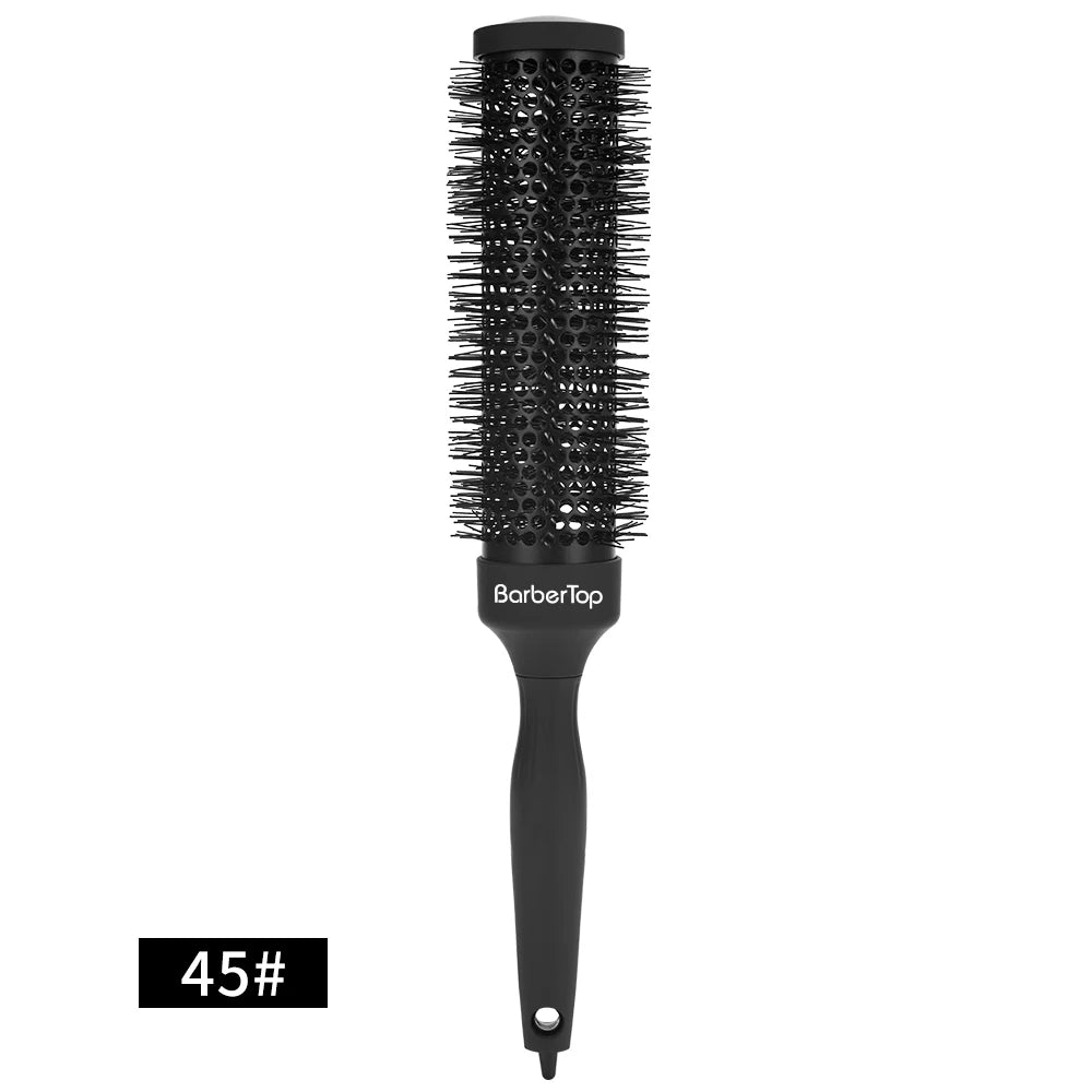 Extra Long Hair Rolling Brush 35cm - Professional Styling Tool for Blowout, Volumizing Hair Roller, Heat Resistant Salon Use