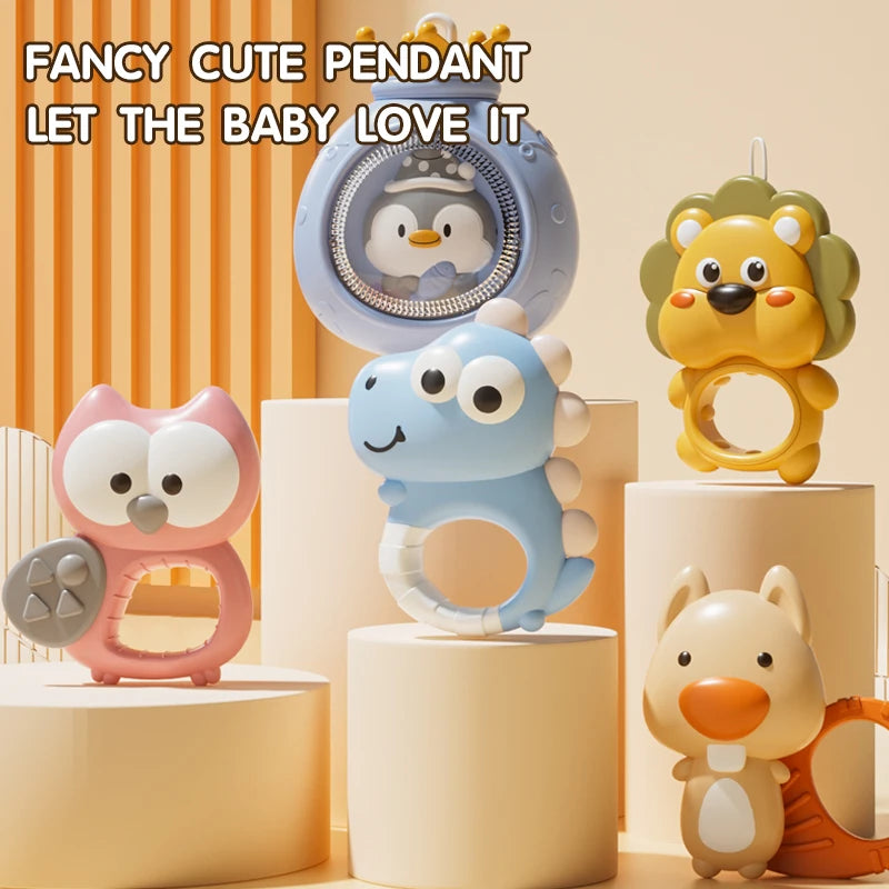 Baby Crib Bell Toys Musical Baby Crib Mobile with Lights Projection for 0-12Months Infants Crib Toys Bed Bell Toy Newborn Gifts