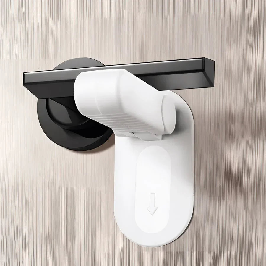 new Door Lever Lock Universal Anti-open Handle Child Baby Safety Locks Punch-free Multifunction Hidden Button Buckle Safety Lock