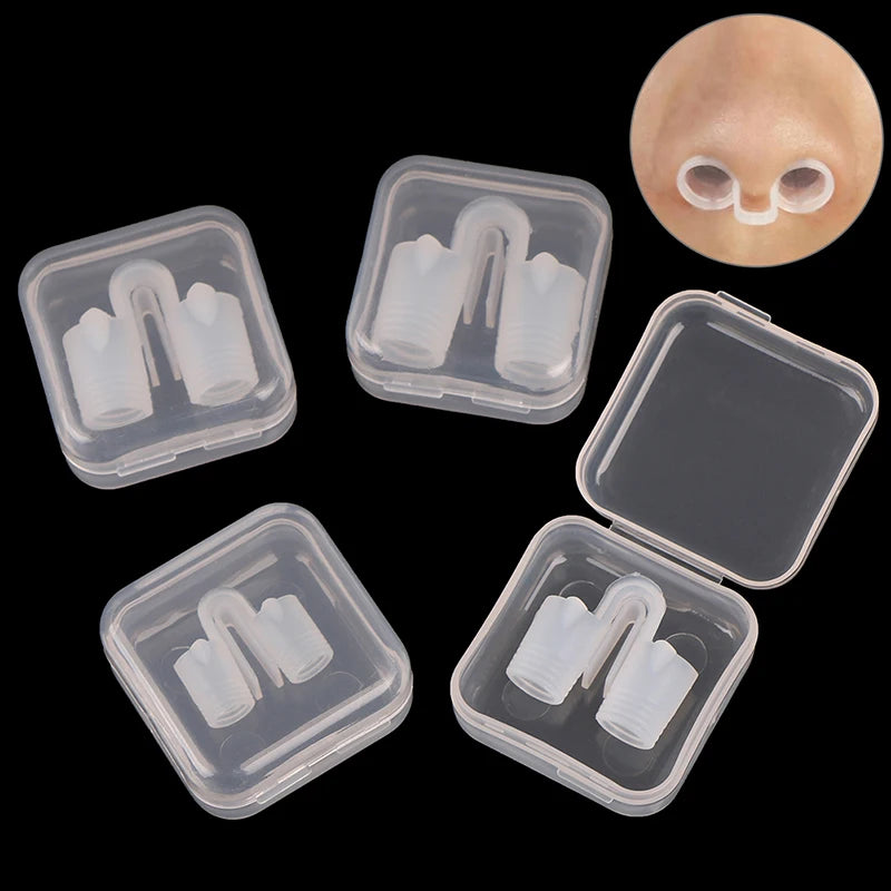 1Pcs S/M/L/XL Silicone Stop Snoring Cones Breathe Easy Congestion Nasal Dilator Aid Anti Snore Nose Nasal