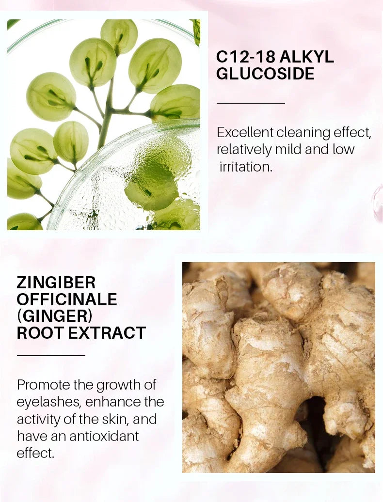 5/10PCS 50ML Eyelash Extension Shampoo Foam Mousse Kit Fast Makeup Glue Removal Foam Set Deeply Cleaning With Brush For Women