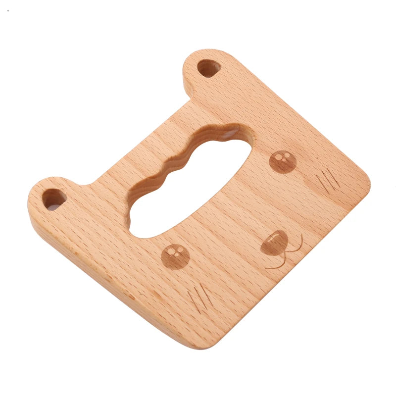 Wooden Montessori Knife Kids Cooking Toys Educational Safe Knives Cut Fruit Basic Toys & Life Skills Kitchen Tools For Toddlers