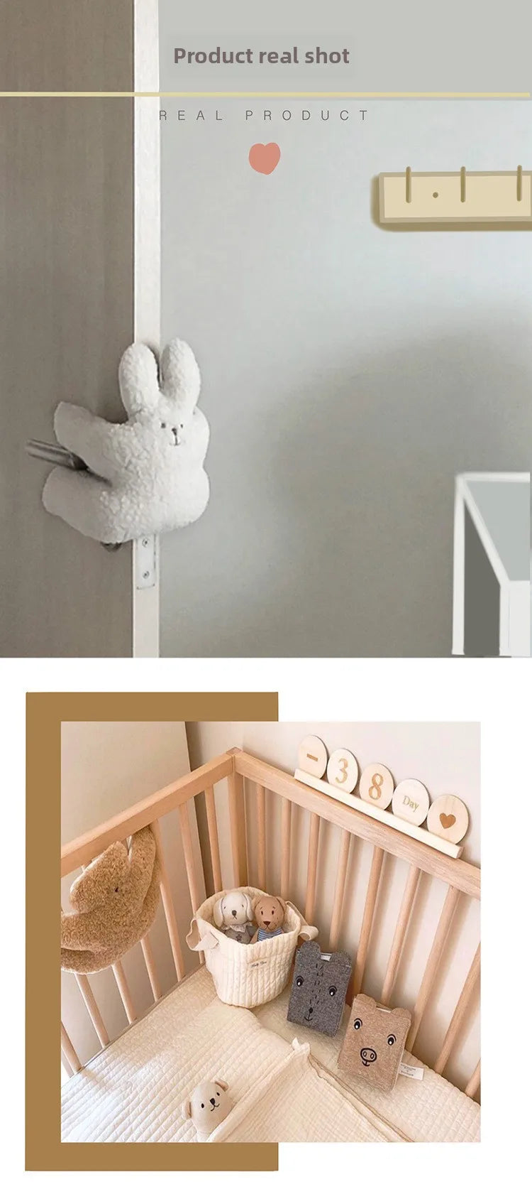 Stretchable Door Stopper Gift - Pinch Guard Protector Prevents Slamming, Holiday Present for Christmas/Halloween/Thanksgiving