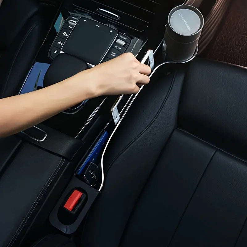 2Pcs Universal Car Seat Gap Plug Strip Side Seam Car Gap Filler Leak Proof Seat Gap Storage Organizer Interior Decor Accessories