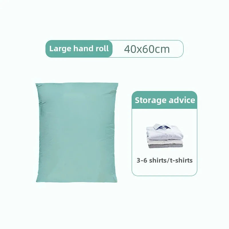 Vacuum Compression Bag No Pumping Clothes Quilt Storage Home Bag Large 3D Vacuum Compression Bags