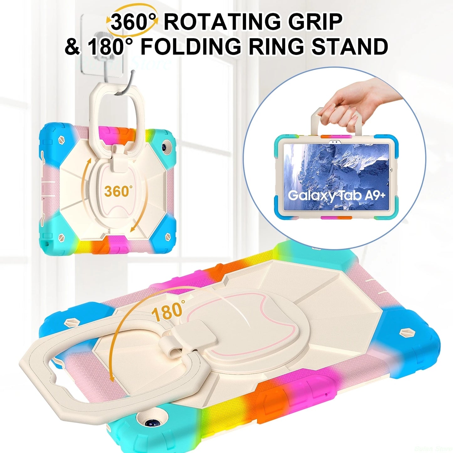 Kids Case For Redmi Pad Pro 12.1 inch 2024 5G Xiaomi Poco Pad 12.1 inch Generation tablet Stand Shockproof Cover pc tablet shell