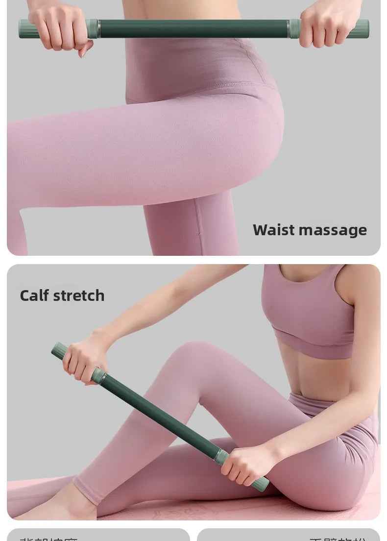 58×3cm # Yoga Stick for Body Stretching Relaxation Tool Roller Ergonomic Training Device For Fitness Sports Outdoor Home Workout