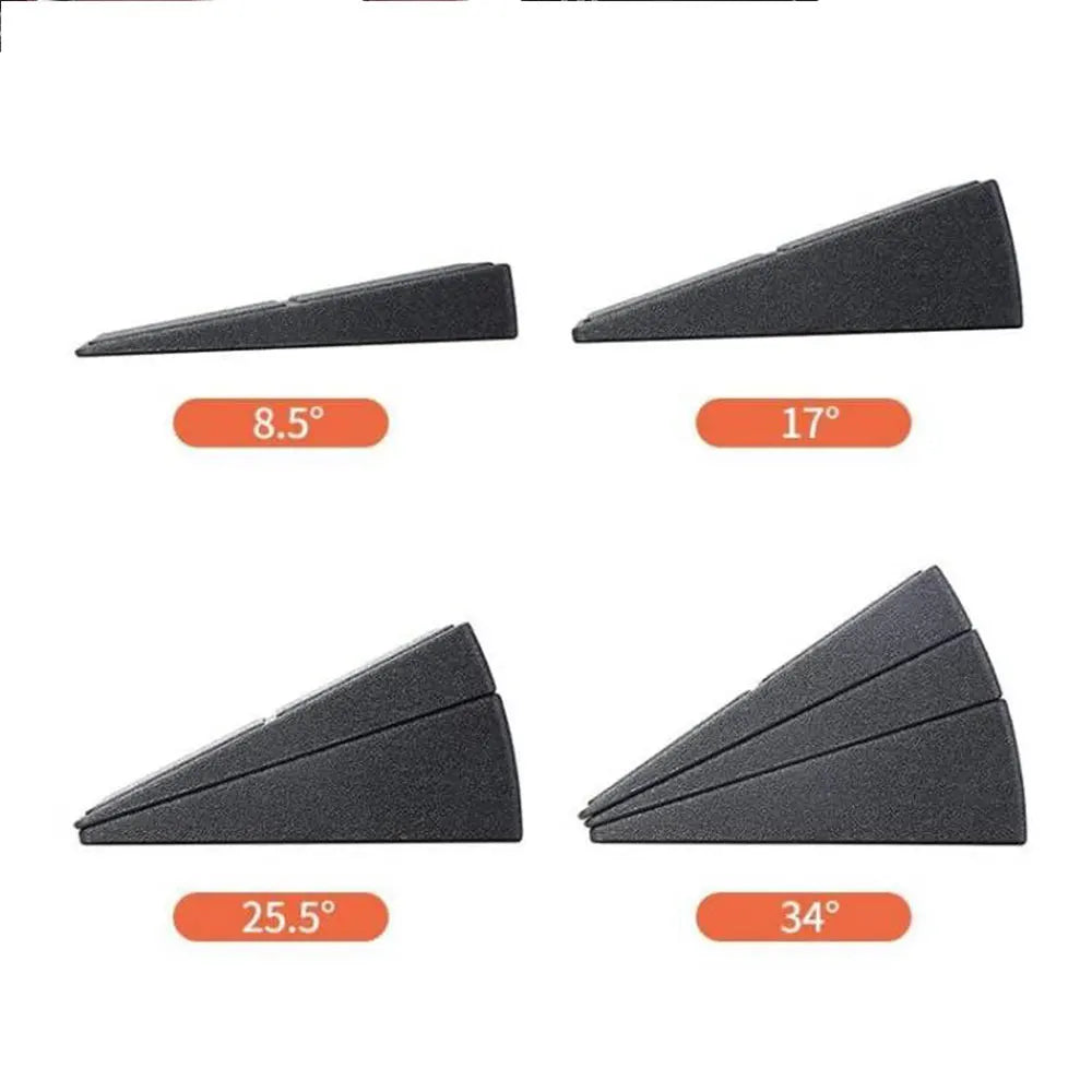 3pcs Squat Wedge Block Adjustable Non-Slip Squat Ramp Deadlift Wedge Calf Stretcher Slant Board Strength For Squat Deadlift