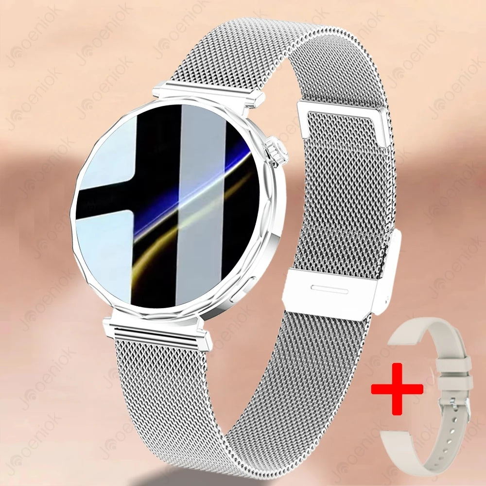 2025 New GPS Tracking Smartwatch Women AMOLED HD Screen Heart Rate Bluetooth Call IP68 Waterproof Smart Watch Android IOS
