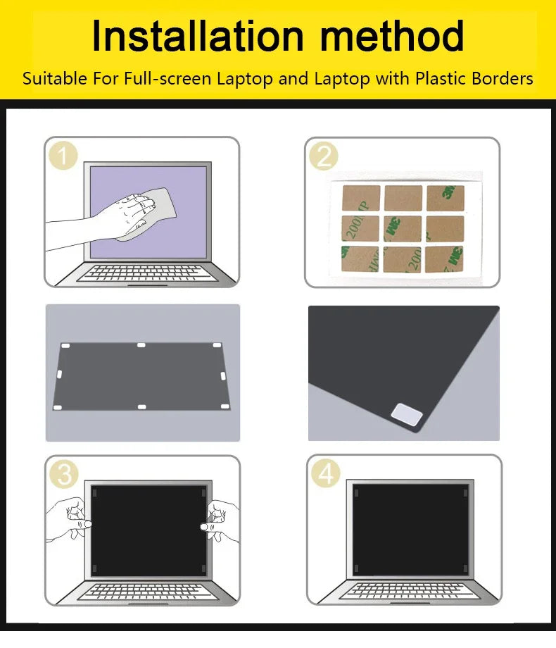 Anti-spy Privacy Film For Laptop 14 15.6'' (16:9) Screen Protector Notebook PC Computer Anti-peep Filter Matte Anti-Glare Film