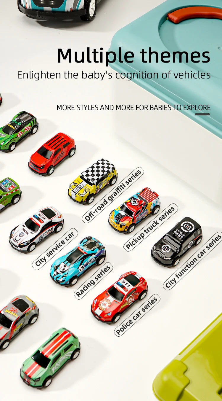 Toy car alloy car children boy baby pull back car gift educational set mini model