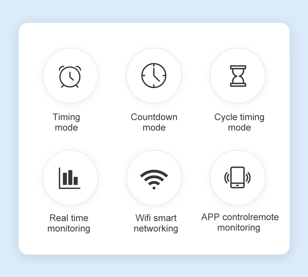TUYA smartlife 1- 63A TOMZN 1P+N WIFI Smart Switch Energy Meter Kwh Metering Monitoring Circuit Breaker Timer Relay MCB