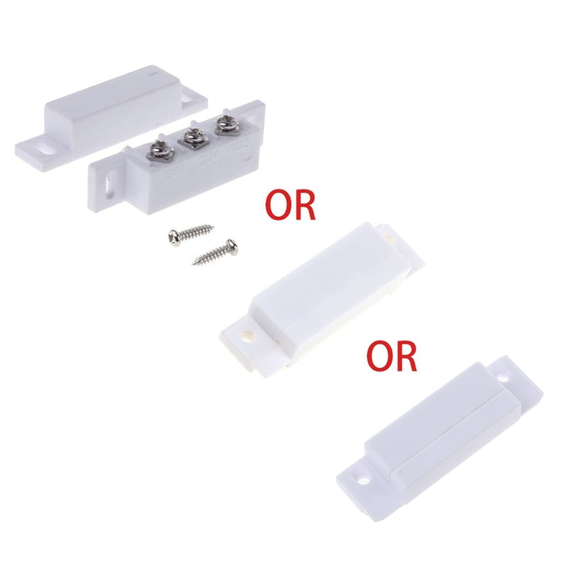 Magnetic Reed Switch Magnetic Door Switch/Magnetic Contact Switch/Normally Open Closed NC NO Door Alarm Window Security