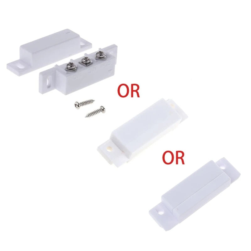 Magnetic Reed Switch Magnetic Door Switch/Magnetic Contact Switch/Normally Open Closed NC NO Door Alarm Window Security
