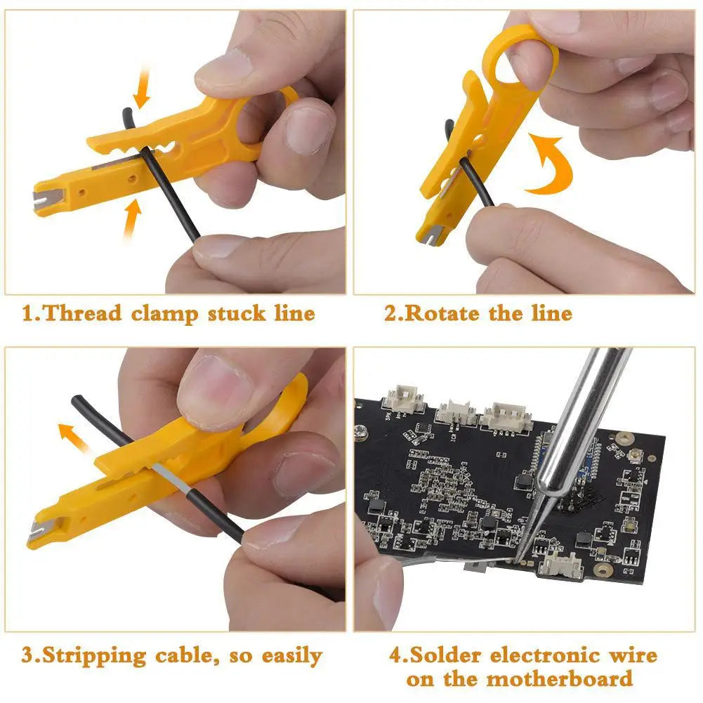 LCD Digital Adjustable Temperature 80W Soldering Iron Electric Welding Tools Solder Wire Tweezers DIY Hand Tool