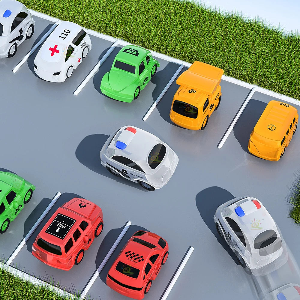 DIY Children's Parking Toy City Car Parking Lot Building Assembly Multi-Layer Rail Track Slot Garage Toys for Children Boy Gifts