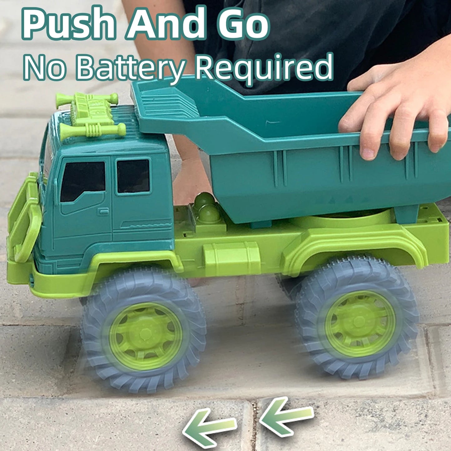 Kids Engineering Truck Toy Children Simulation Dump Model Toy Skidding Inertia Car Model Construction Vehicles Boy Birthday Gift