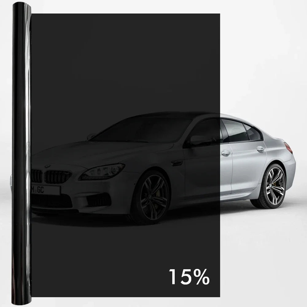 50cmx3/6m Car Window Privacy Tint Film Auto Vinyl Anti Look Dark Glass Foils Sticker Summer Solar UV Films Protector Accessories