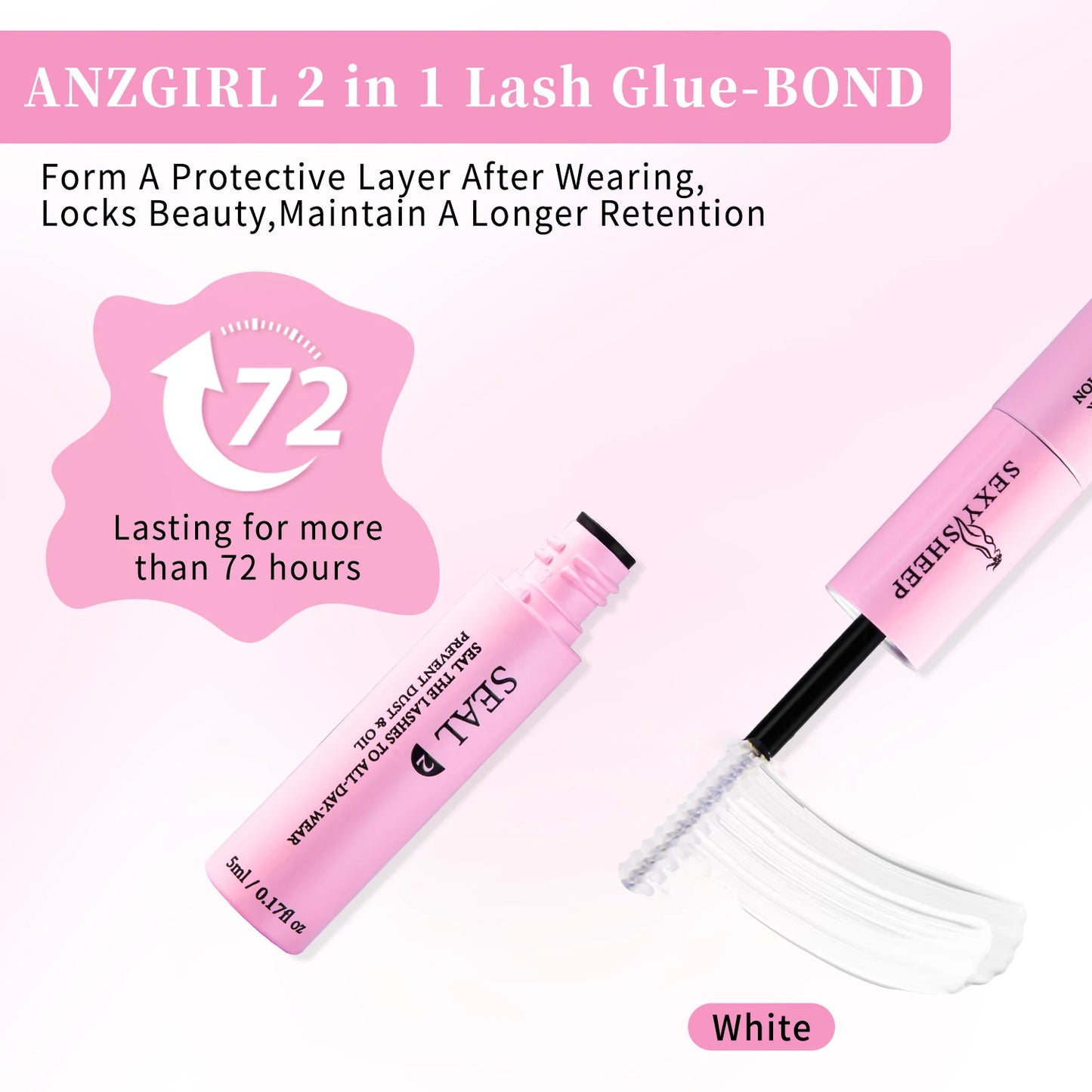 640pcs Individual Lashes DIY False Eyelashes Set Eyelash Extension Kit Lashes Bond and Seal Tweezer Eyelash curler Makeup Tool