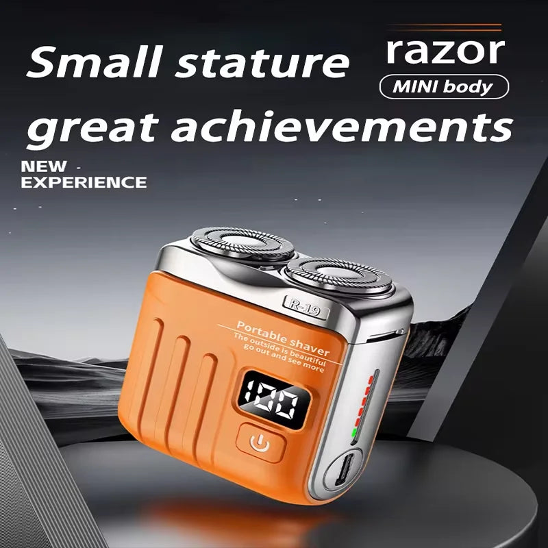 Xiaomi Electric Smart Shaver Mini Dual Blade Digital Display Rechargeable Shaver Household Car Shaver Powerful Men's Gift Shaver