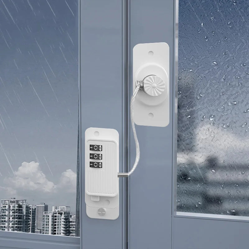 Home Window Lock Door Security Protection Password Key Baby Safety Cabinet Refrigerator Drawer Locks Child Kids Baby Care