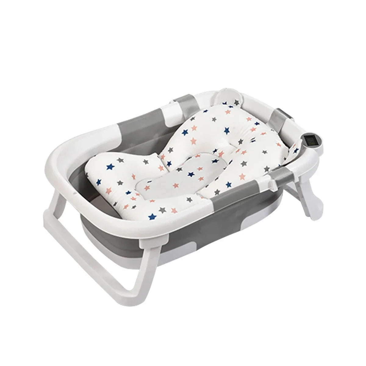 Newborn baby bath tub Bath tub Household baby bath tub Large folding baby bath tub can sit or lie down to feel warm